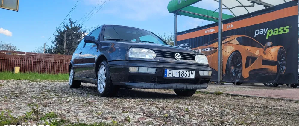 samochody osobowe Volkswagen Golf cena 5999 przebieg: 249000, rok produkcji 1995 z Łódź